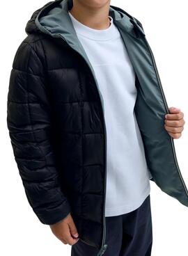 Chaqueta Jack and Jones Brook reversible gris niño