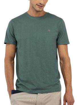 Camiseta El Ganso básica verde para hombre
