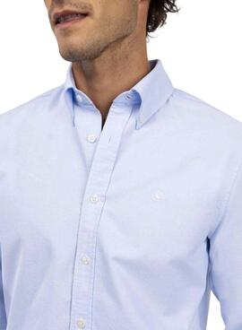 Camisa El Ganso Oxford azul para hombre