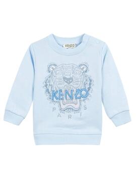 Sudadera Kenzo Tiger JB BB Azul Claro Niño