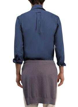 Camisa El Ganso Dyed azul para hombre
