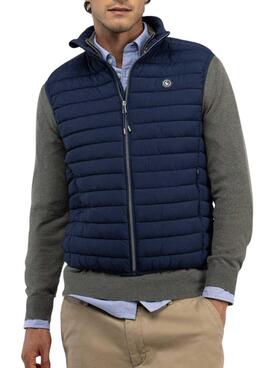 Chaleco El Ganso acolchado azul marino para hombre