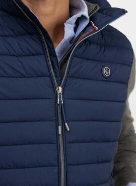 Chaleco El Ganso acolchado azul marino para hombre