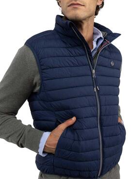 Chaleco El Ganso acolchado azul marino para hombre