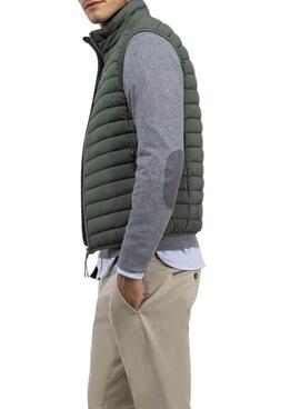 Chaleco El Ganso acolchado verde para hombre