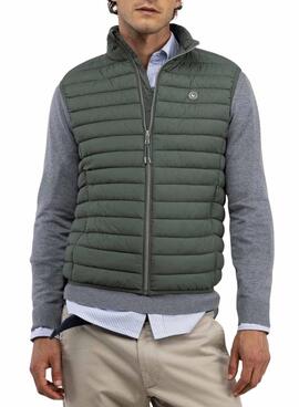 Chaleco El Ganso acolchado verde para hombre