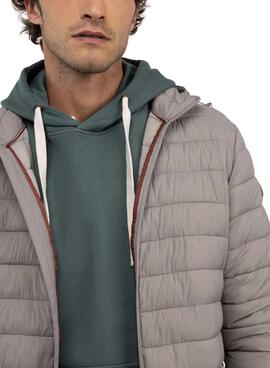 Cazadora El Ganso acolchado beige para hombre