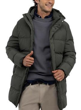 Abrigo acolchado El Ganso verde para hombre
