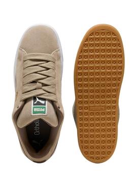 Zapatillas Puma Suede XL beige para hombre