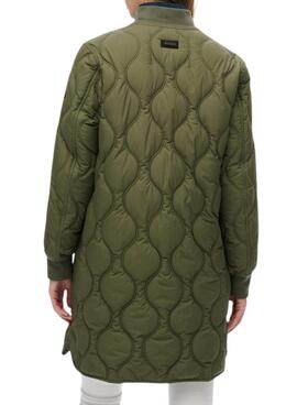Parka Superdry Quilted verde para mujer