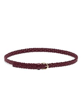 Cinturón Pieces Pcavery granate para mujer