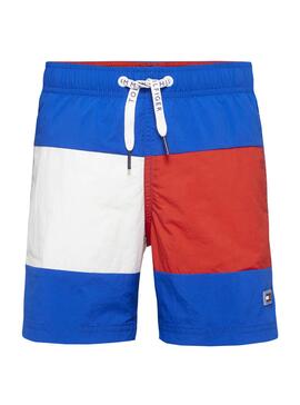 Bañador Tommy Hilfiger Colorblock Kids Azul