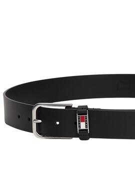 Cinturón Tommy Jeans Scanton negro para hombre
