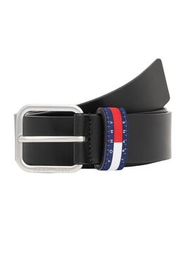 Cinturón Tommy Jeans Ryan negro para hombre