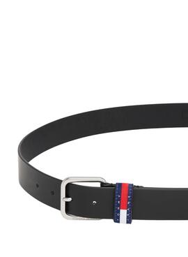 Cinturón Tommy Jeans Ryan negro para hombre