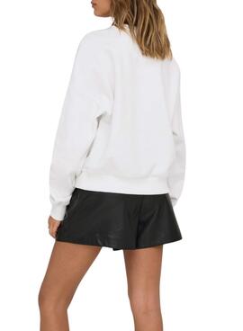 Sudadera Only Tammie blanco para mujer