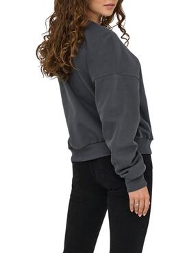 Sudadera Only Tammie gris para mujer