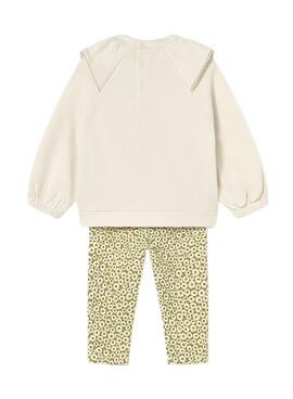 Conjunto Mayoral legging estampado y sudadera bebé