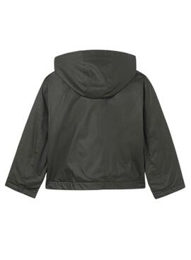 Chaqueta Mayoral encerada verde para niña