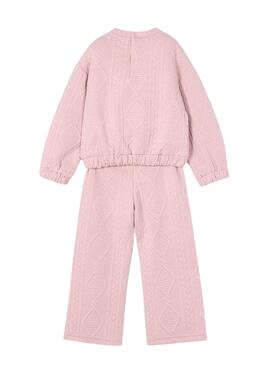 Chándal Mayoral acolchado rosa para niña