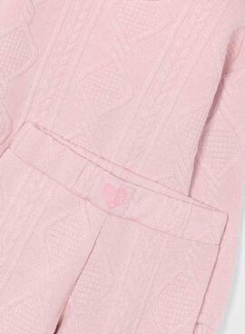 Chándal Mayoral acolchado rosa para niña