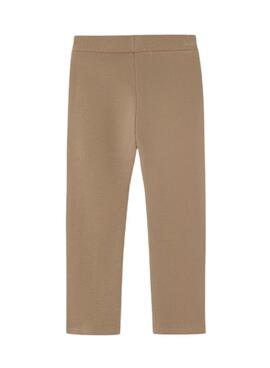 Leggings Mayoral felpa camel para niña