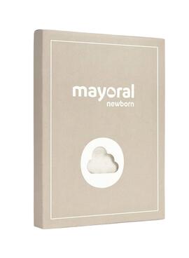 Conjunto Mayoral peto marrón para recién nacido