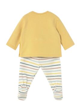 Conjunto Mayoral polaina y sudadera recién nacido