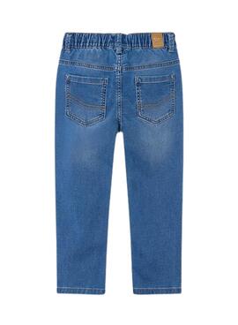 Pantalón Mayoral soft denim jogger medio para niño