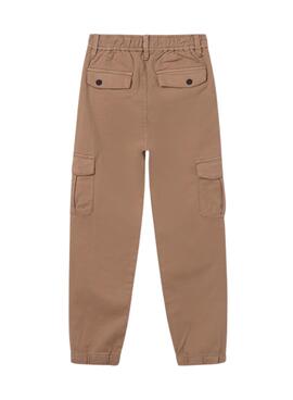 Pantalón cargo Mayoral tostado para niño