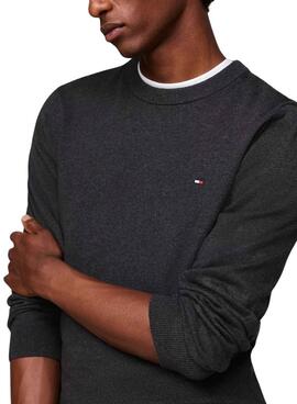 Jersey Tommy Hilfiger Cashmere gris para hombre