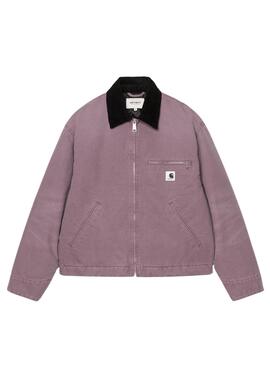 Cazadora Carhartt Detroit rosa para mujer