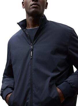 Bomber Ecoalf Jaime azul marino para hombre