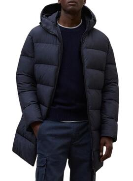 Abrigo acolchado Ecoalf Vintage azul marino para hombre