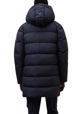 Abrigo acolchado Ecoalf Vintage azul marino para hombre