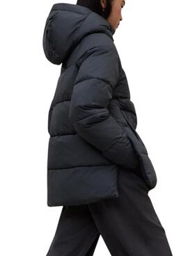 Cazadora acolchada Ecoalf Fuji gris para mujer