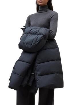 Cazadora acolchada Ecoalf Fuji gris para mujer
