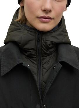 Abrigo Ecoalf Hyden dos piezas verde para mujer