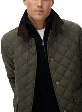 Cazadora Superdry Quilted verde para hombre