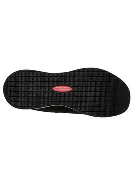 Zapatillas Skechers Squad antideslizantes negro para mujer