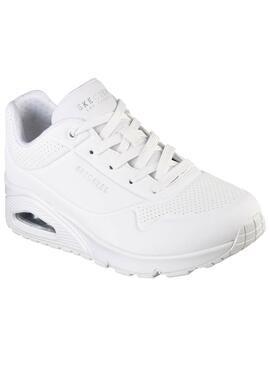 Zapatillas Skechers Uno blanco para mujer