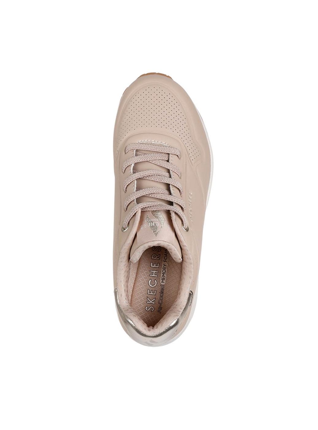 Zapatillas Skechers Uno Shimmer rosa para mujer