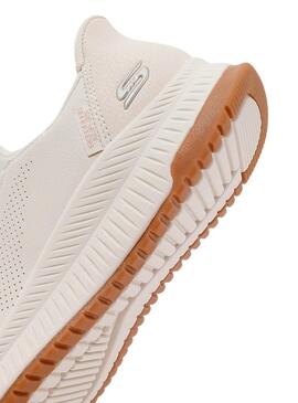 Zapatillas Skechers Bobs Squad 4 blanco para mujer
