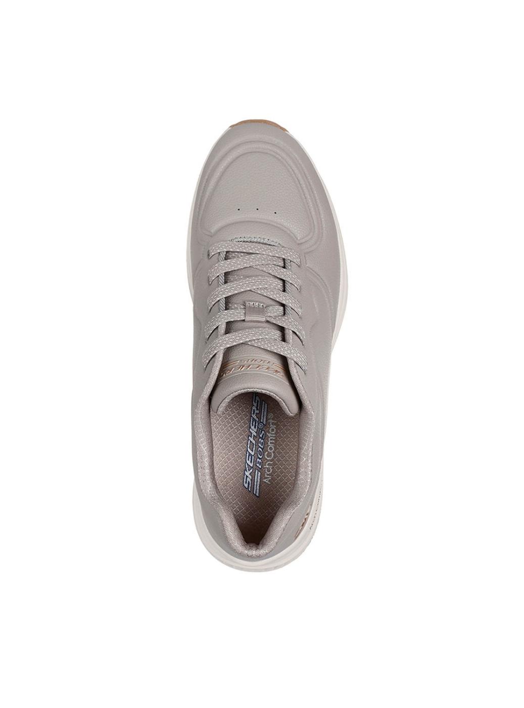 Zapatillas Skechers Arch Bobs gris para mujer