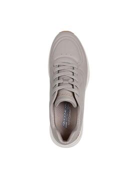 Zapatillas Skechers Arch Bobs gris para mujer