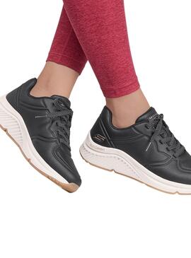 Zapatillas Skechers Arch Bobs negro para mujer
