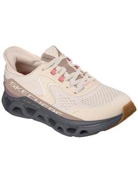 Zapatillas Skechers Glide Step rosa para mujer