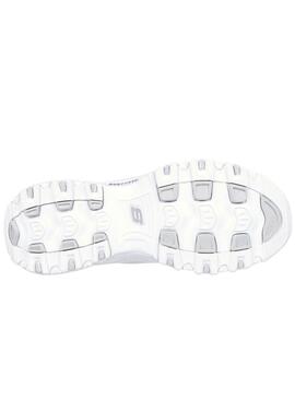 Zapatillas Skechers D Lites blanco para mujer
