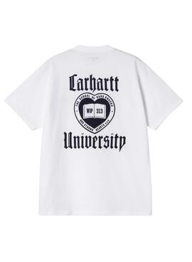 Camiseta Carhartt Schooling blanco para hombre