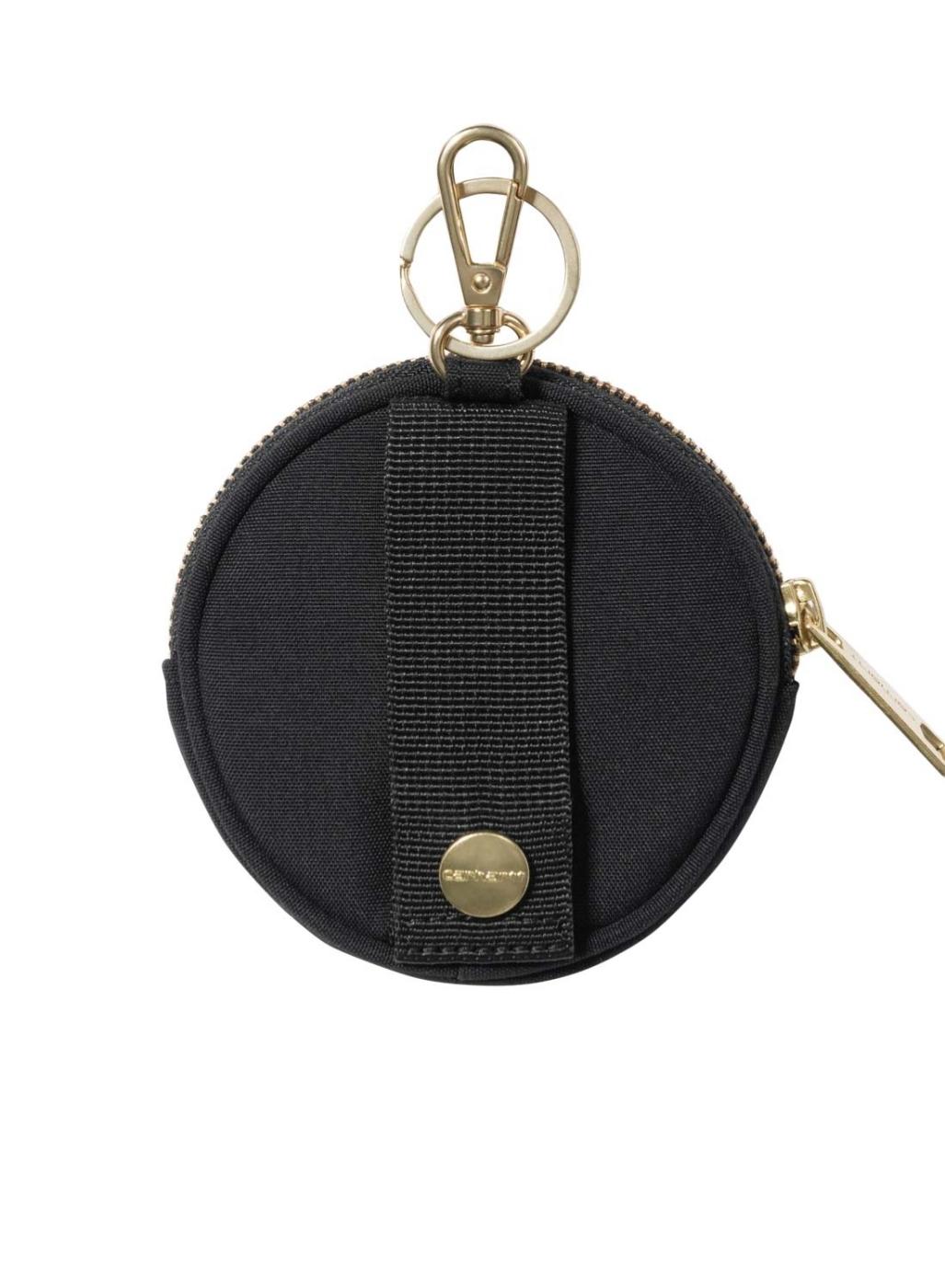 Monedero Carhartt Clarton negro para mujer y hombre